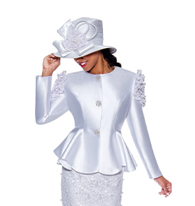 White church Dresses and suits